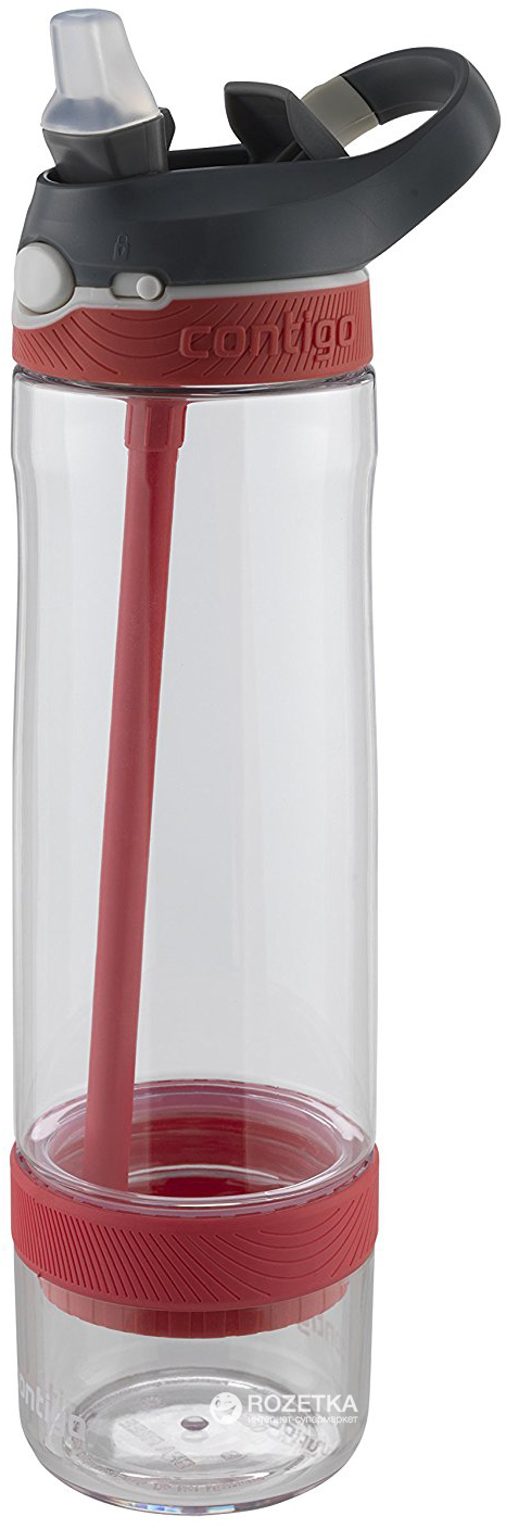 

Бутылка для воды Contigo Ashland Infuser Watermelon 760 мл Красная/Серая