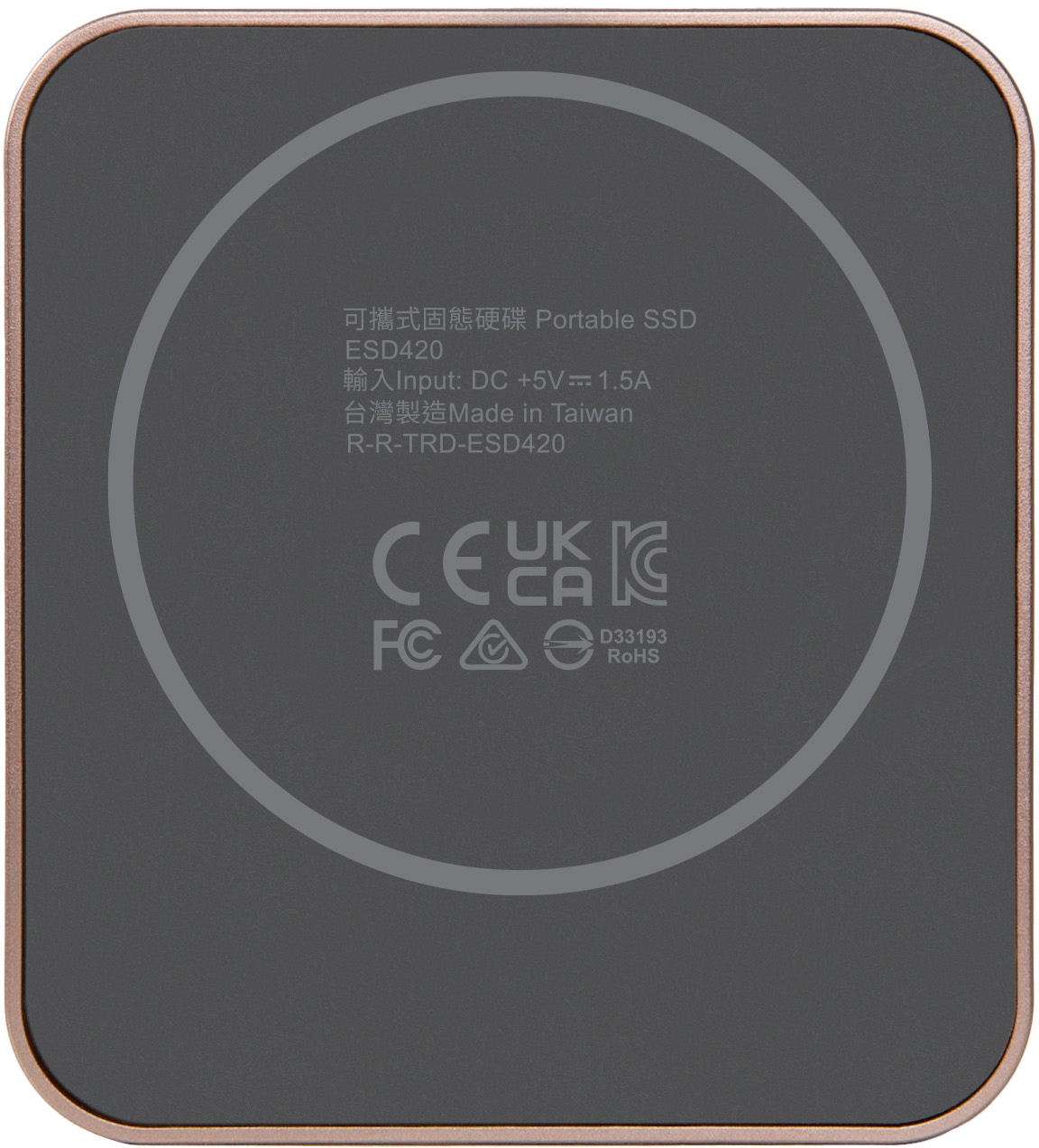 фото SSD накопитель Transcend ESD420 1 TB Champagne Gold (TS1TESD420G)