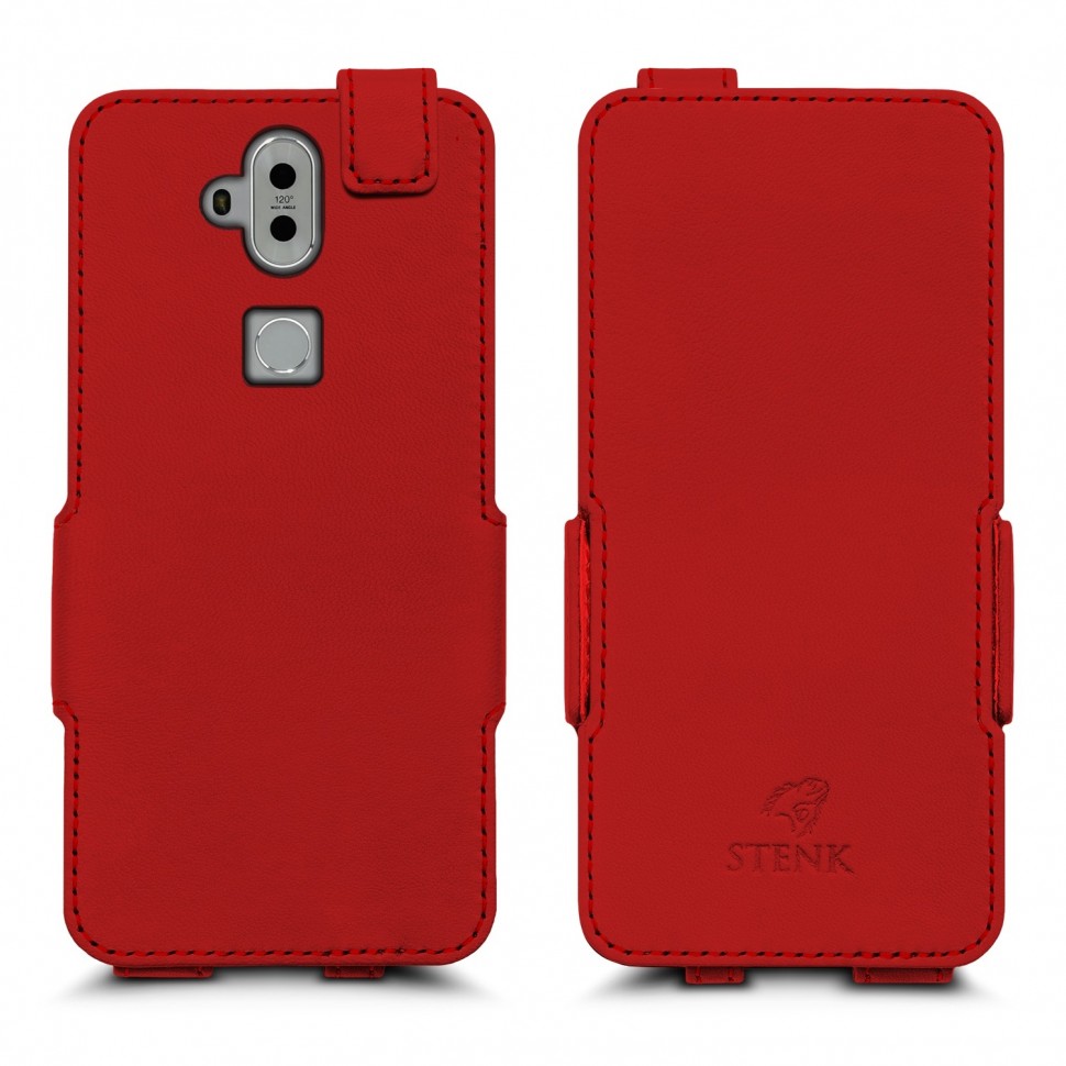 

Чехол флип Stenk Prime для ASUS ZenFone 5 Lite Красный