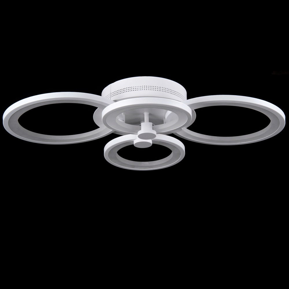 Світлодіодна LED люстра з пультом управління (біла) VL-89470/4 – низькі ...