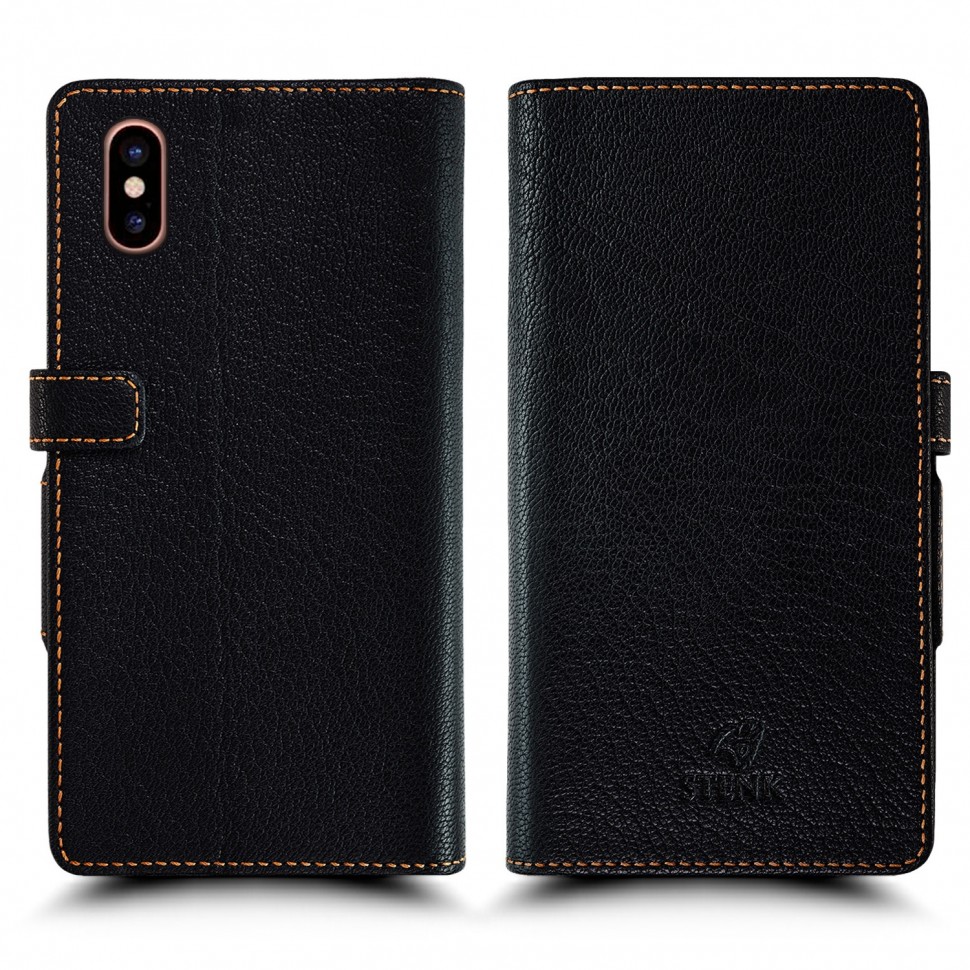 

Чехол книжка Stenk Wallet для Apple iPhone X / Xs Чёрный