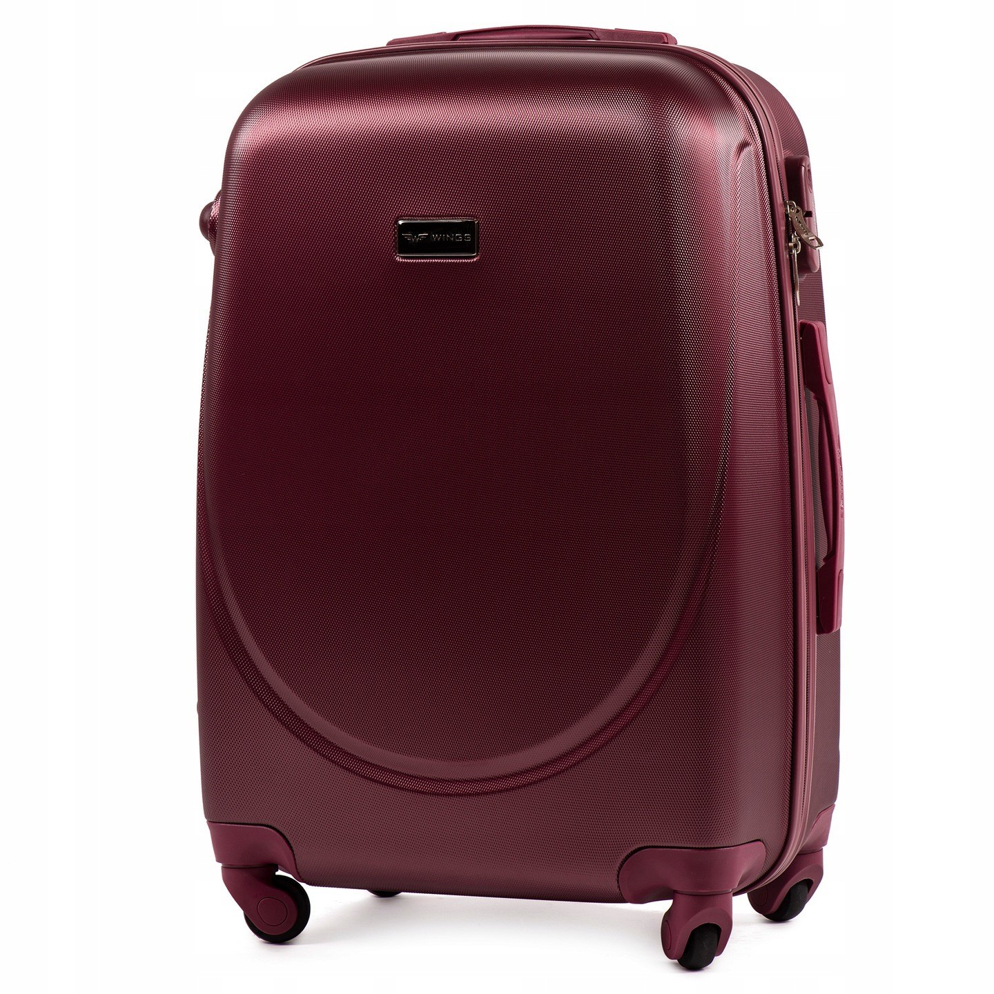 

Мини дорожный пластиковый чемодан WINGS K310 XS бордовый burgundy