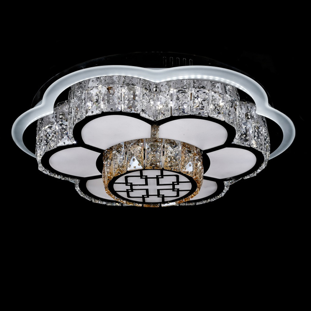 

Светодиодная LED люстра с пультом управления хромированная VL-2816/500/6+4