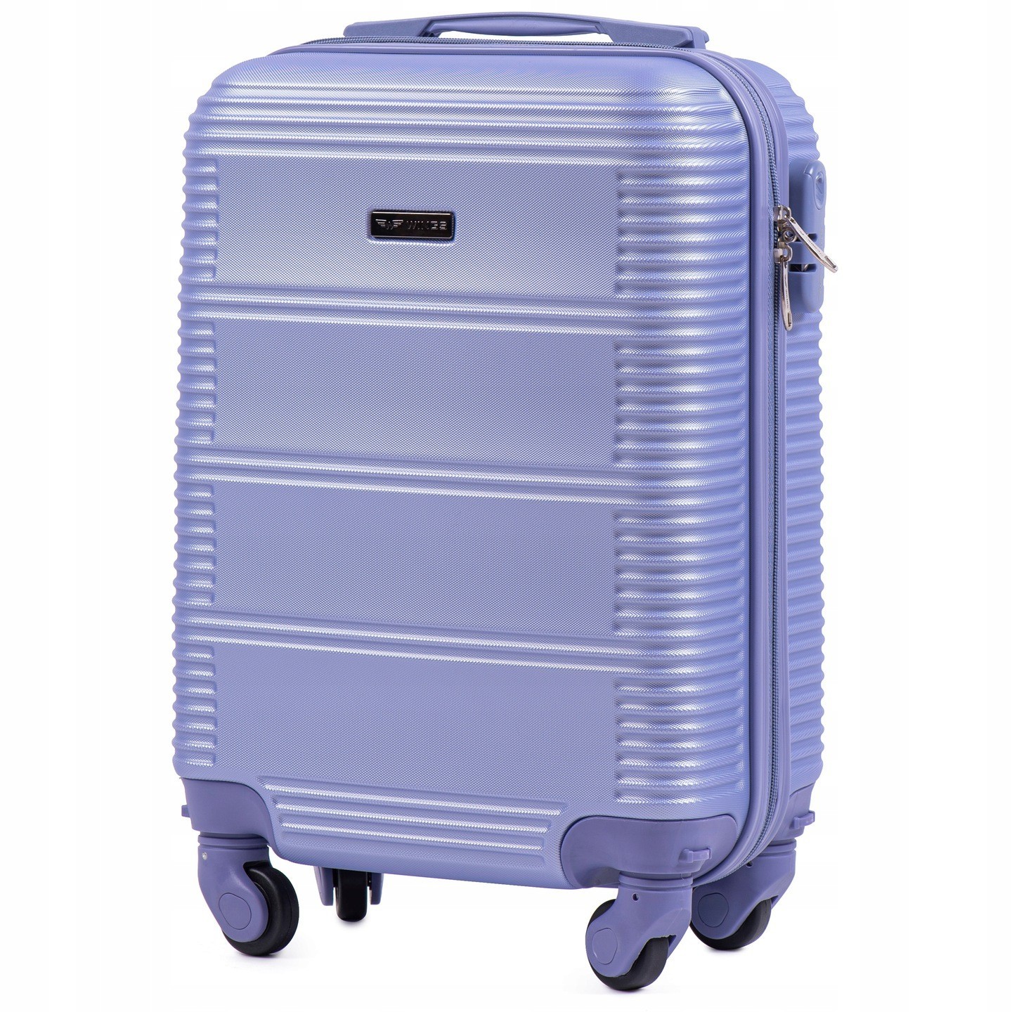 

Мини дорожный пластиковый чемодан WINGS K203 XS фиалковый light purple