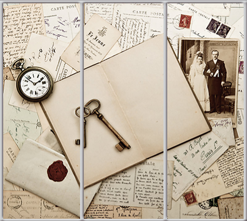 

Шкаф купе Luxe Studio Стандарт-1 Фотопечать Ретро-6 2100x2200x600 трехдверный