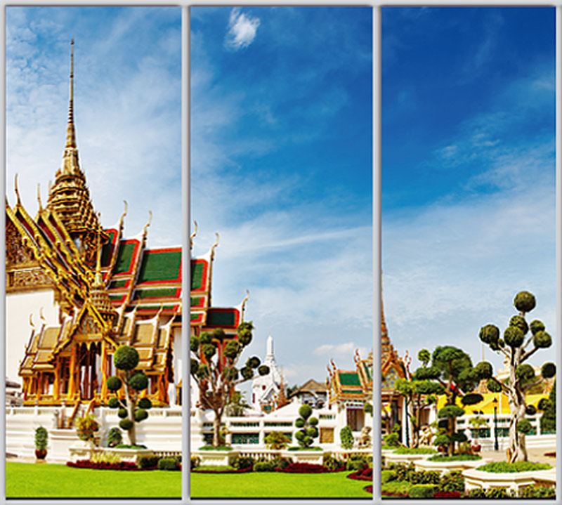 

Шкаф купе Luxe Studio Стандарт-1 Фотопечать Архитектура-61 2100x2000x600 трехдверный