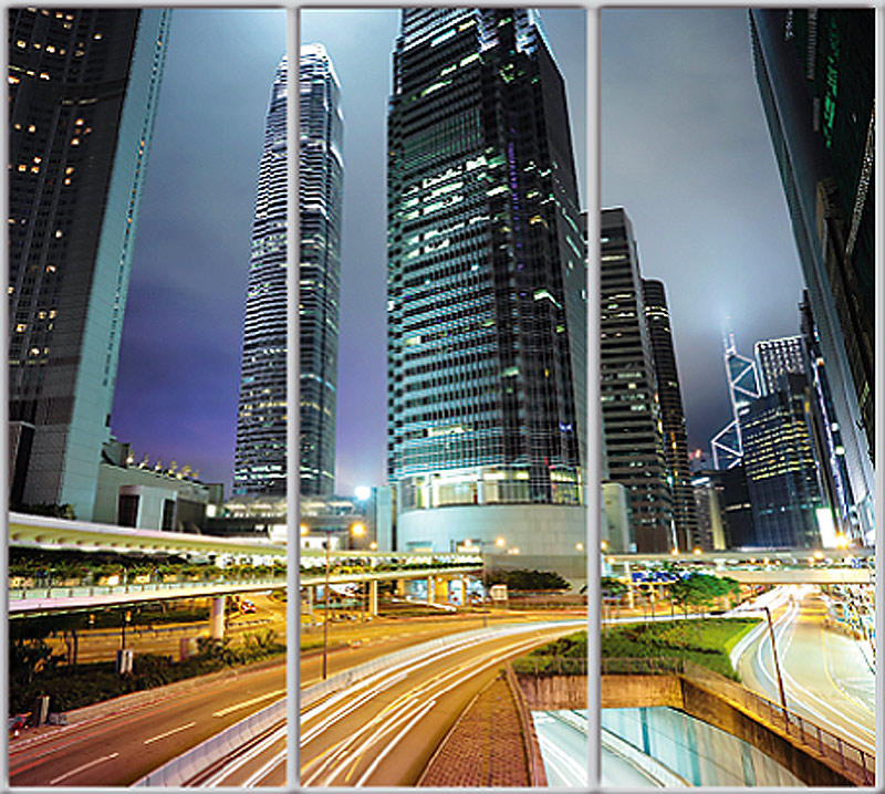 

Шкаф купе Luxe Studio Стандарт-1 Фотопечать Архитектура-99 2100x2400x600 трехдверный