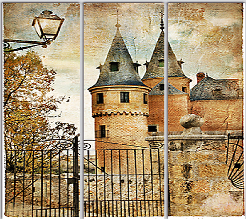 

Шкаф купе Luxe Studio Стандарт-1 Фотопечать Архитектура-1 2100x2400x600 трехдверный