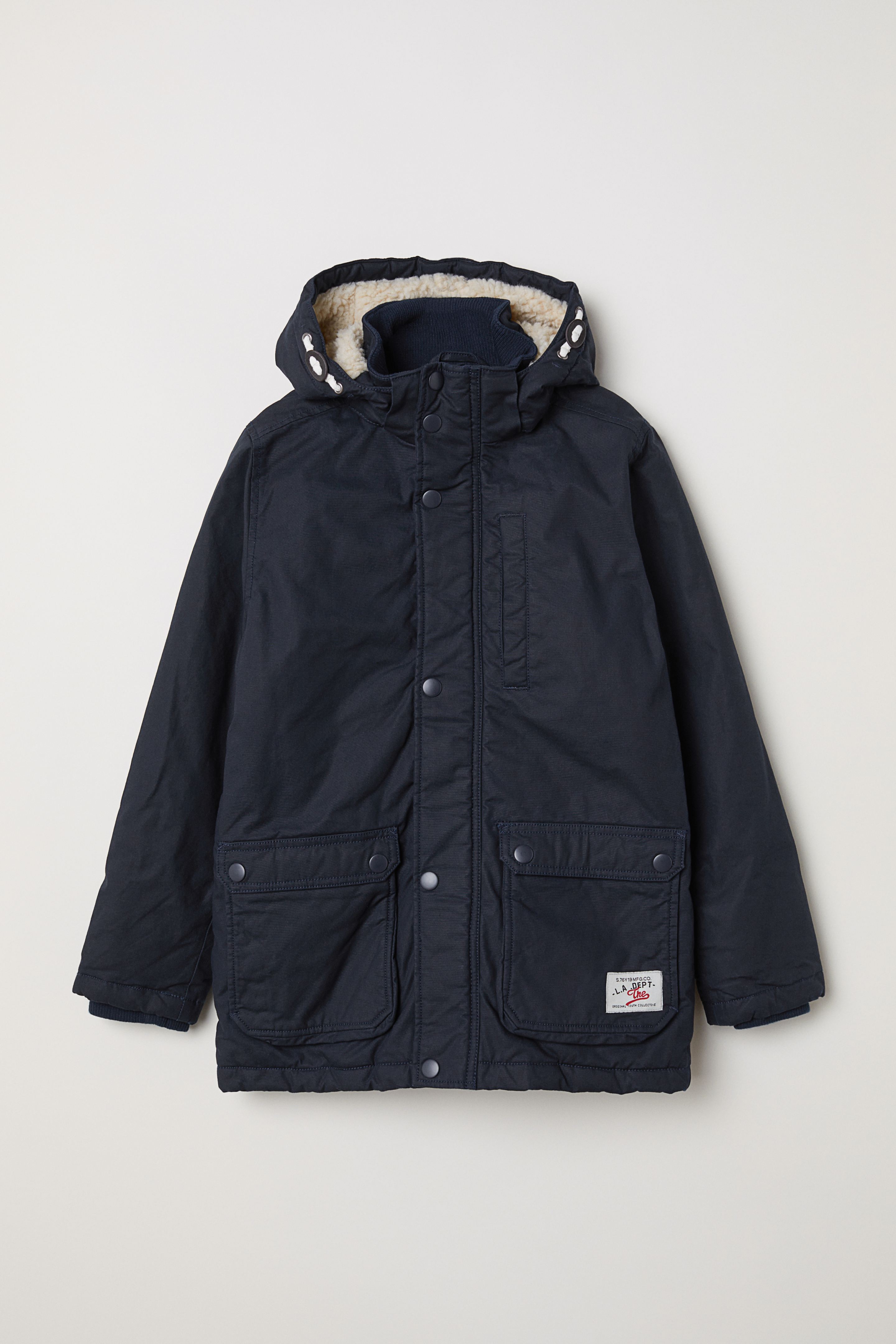 

Парка H&M 170см темно синий 6259698