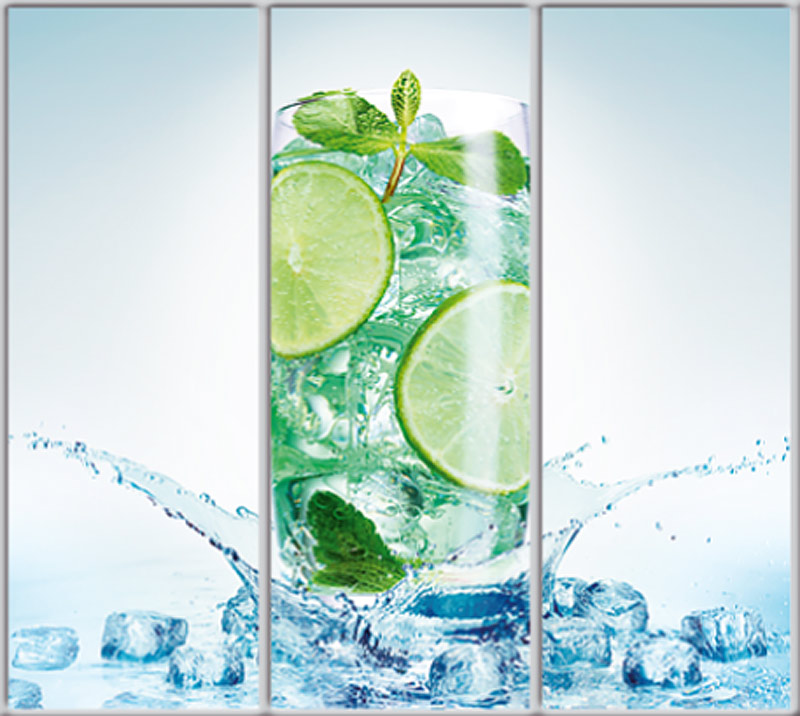 

Шкаф купе Luxe Studio Стандарт-1 Фотопечать Еда и напитки-7 2100x2100x600 трехдверный