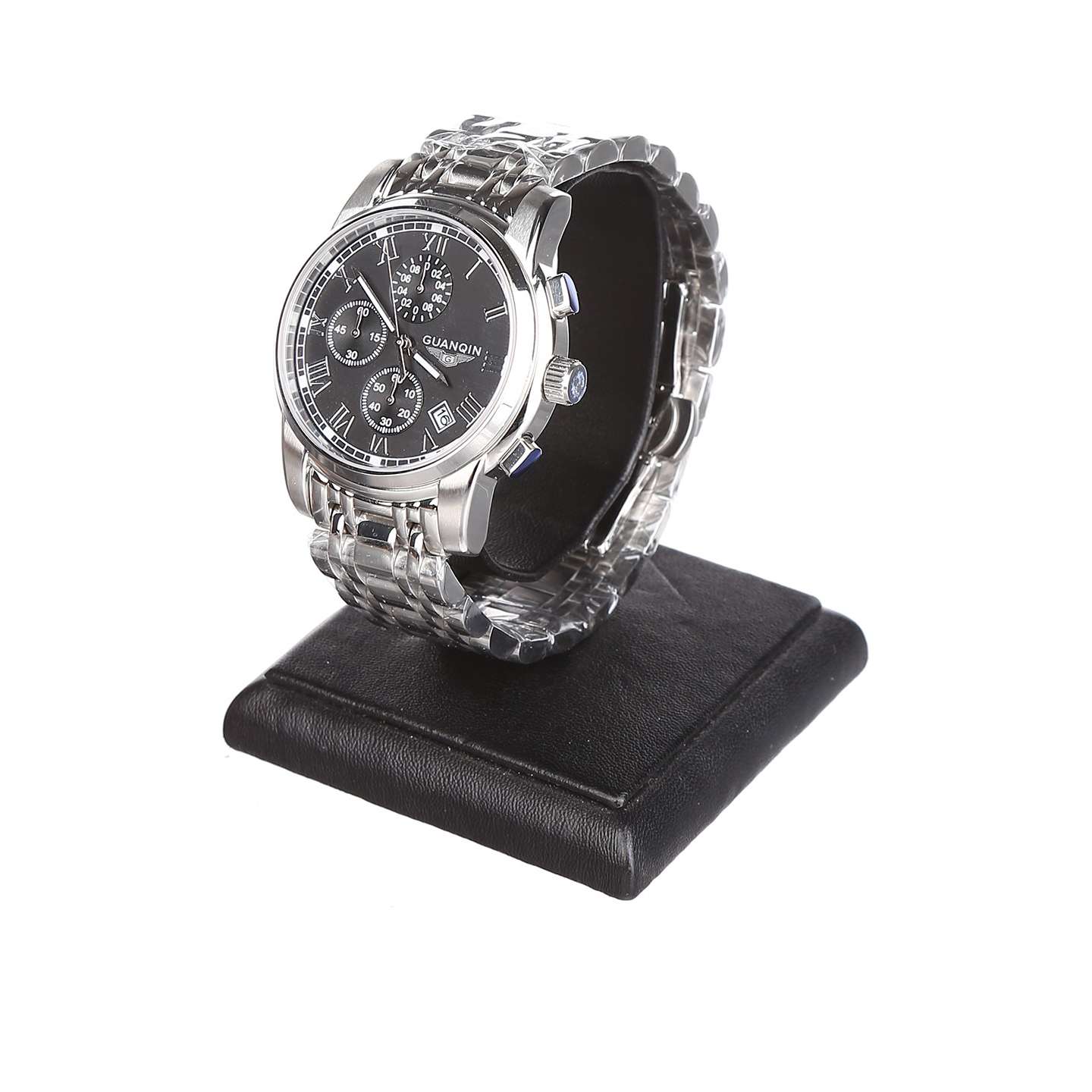 

Часы Guanqin Silver-Black-Silver GS19095 CS