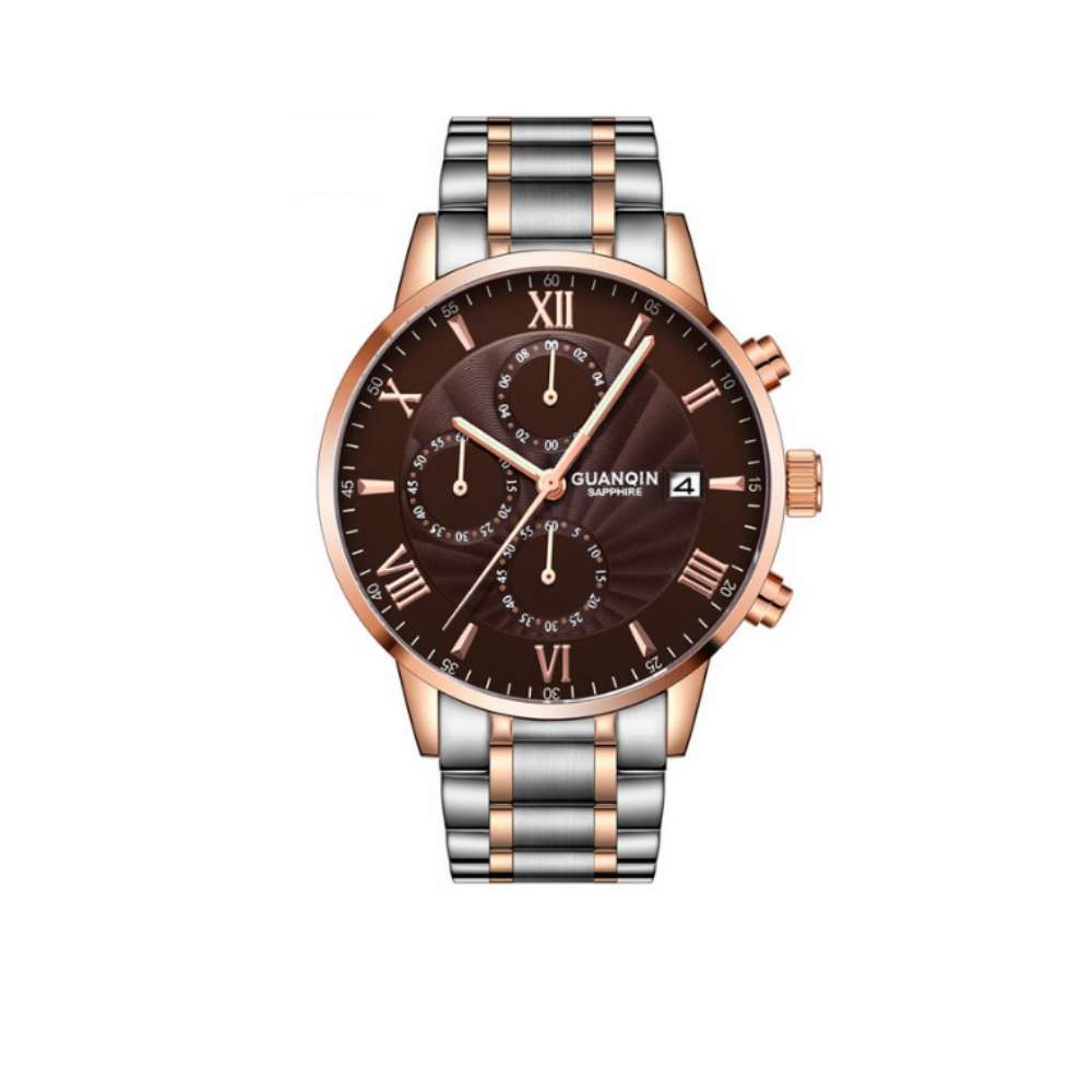 

Часы Guanqin Gold-Brown-SilverGold GS19094 CS