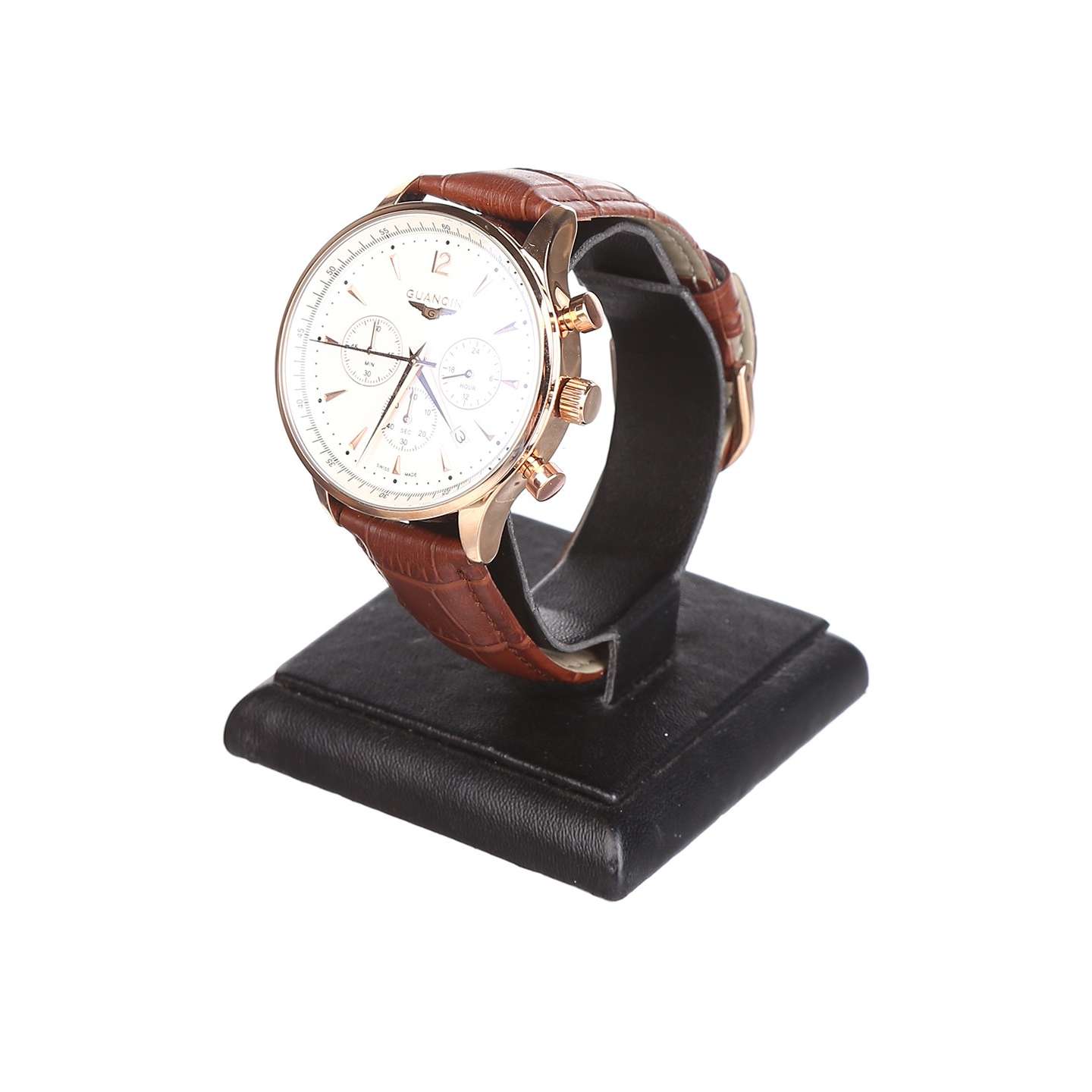 

Часы Guanqin Gold-White-Brown GQ001 CL