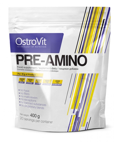 

Аминокислота OstroVit PRE-AMINO 400 г Лимон