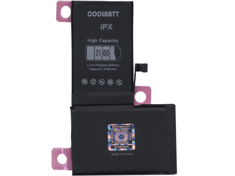 

Аккумулятор Coolbatt iPhone Х (техпак) 3100mA