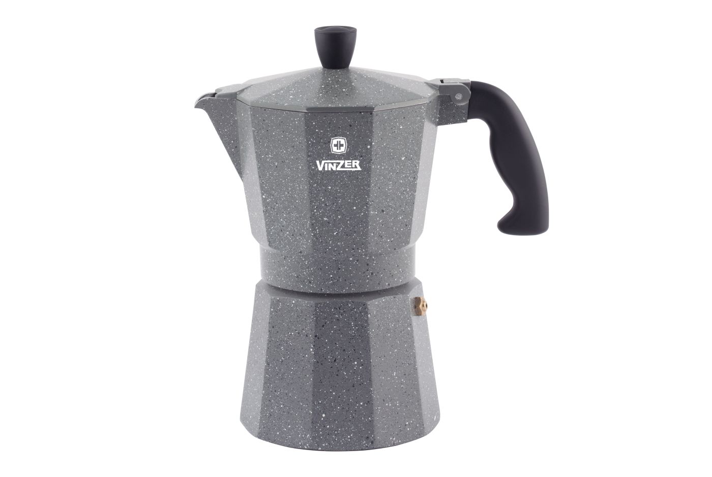 

Кофеварка гейзерная VINZER Moka Granito, 6 чашек [89398]