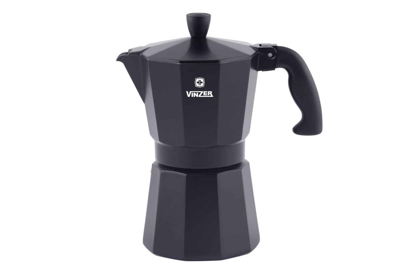 

Кофеварка гейзерная VINZER Moka Nero, 6 чашек [89395]