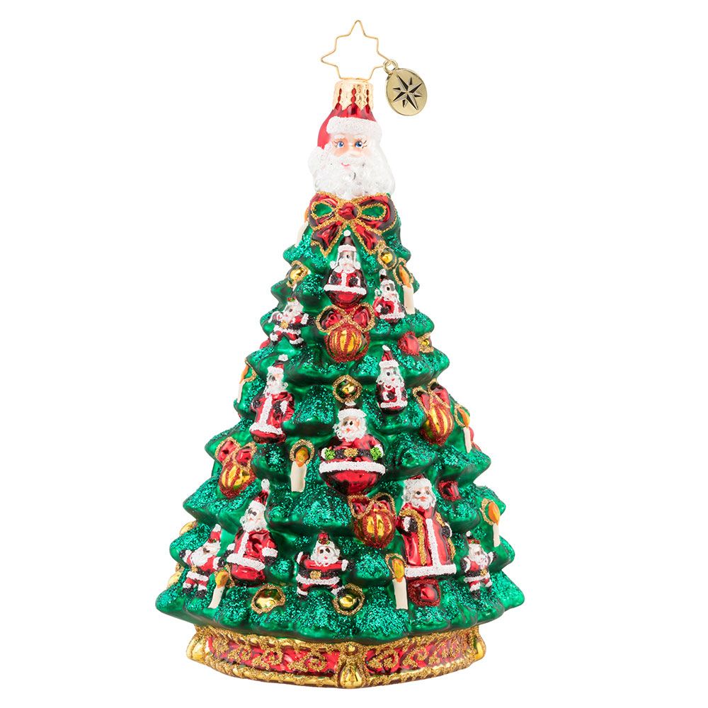 

Ёлочное украшение Christopher Radko "Santa Christmas Tree" 1019681