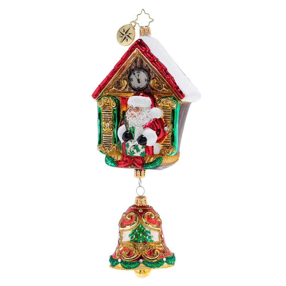 

Ёлочное украшение Christopher Radko "Christmas Chime Santa" 1019877