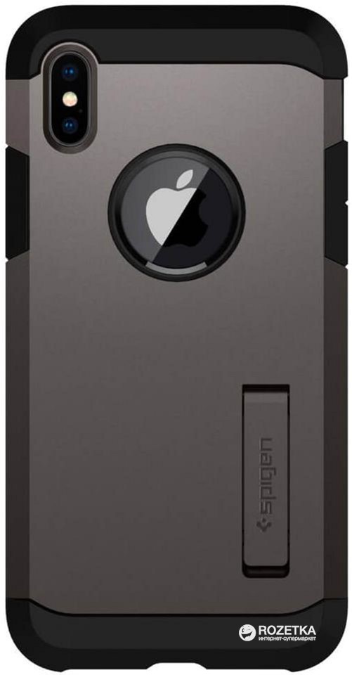 

Панель Spigen Case Tough Armor для iPhone X Gunmetal