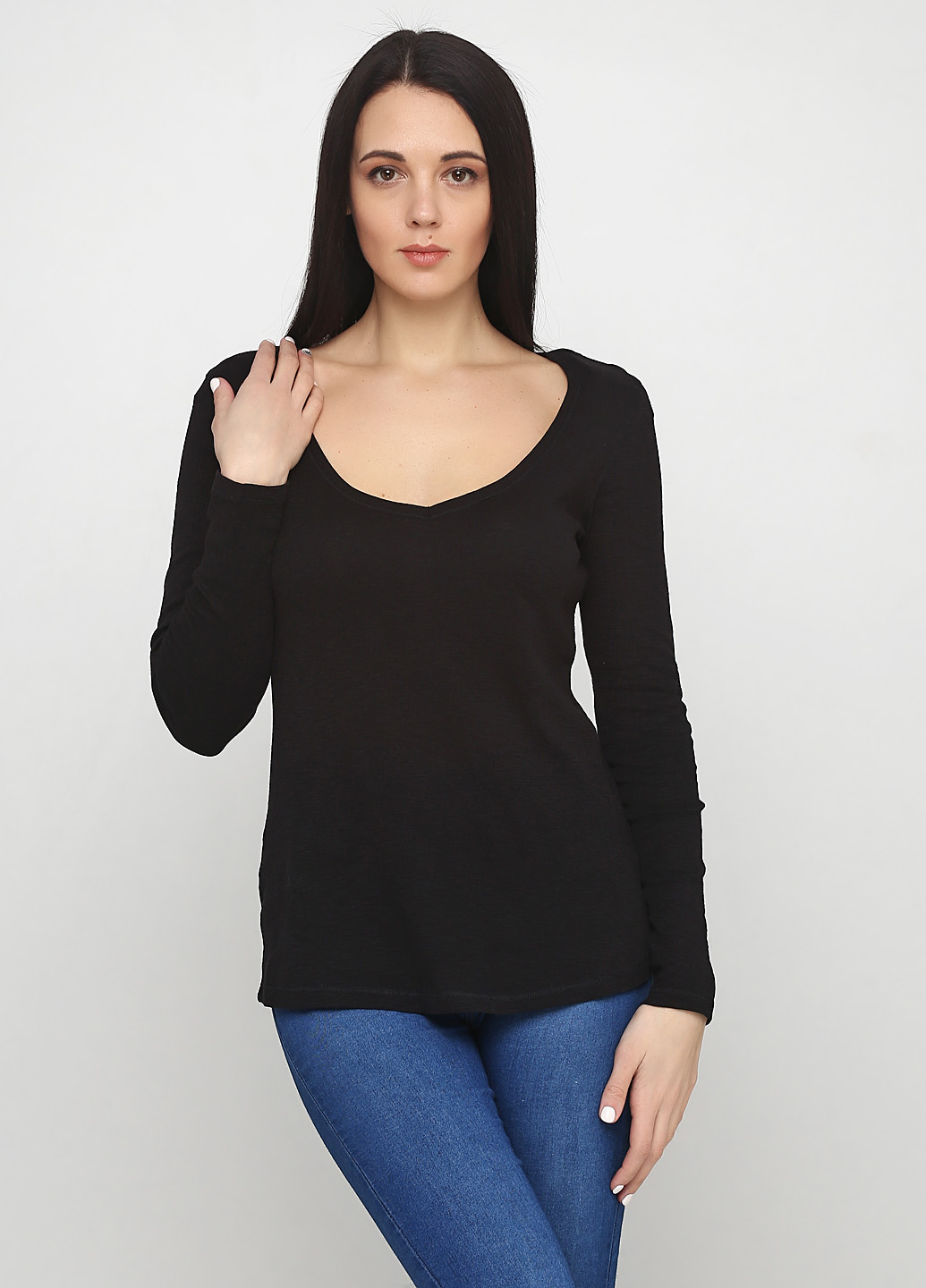 

Лонгслив H&M XL черный 7039919