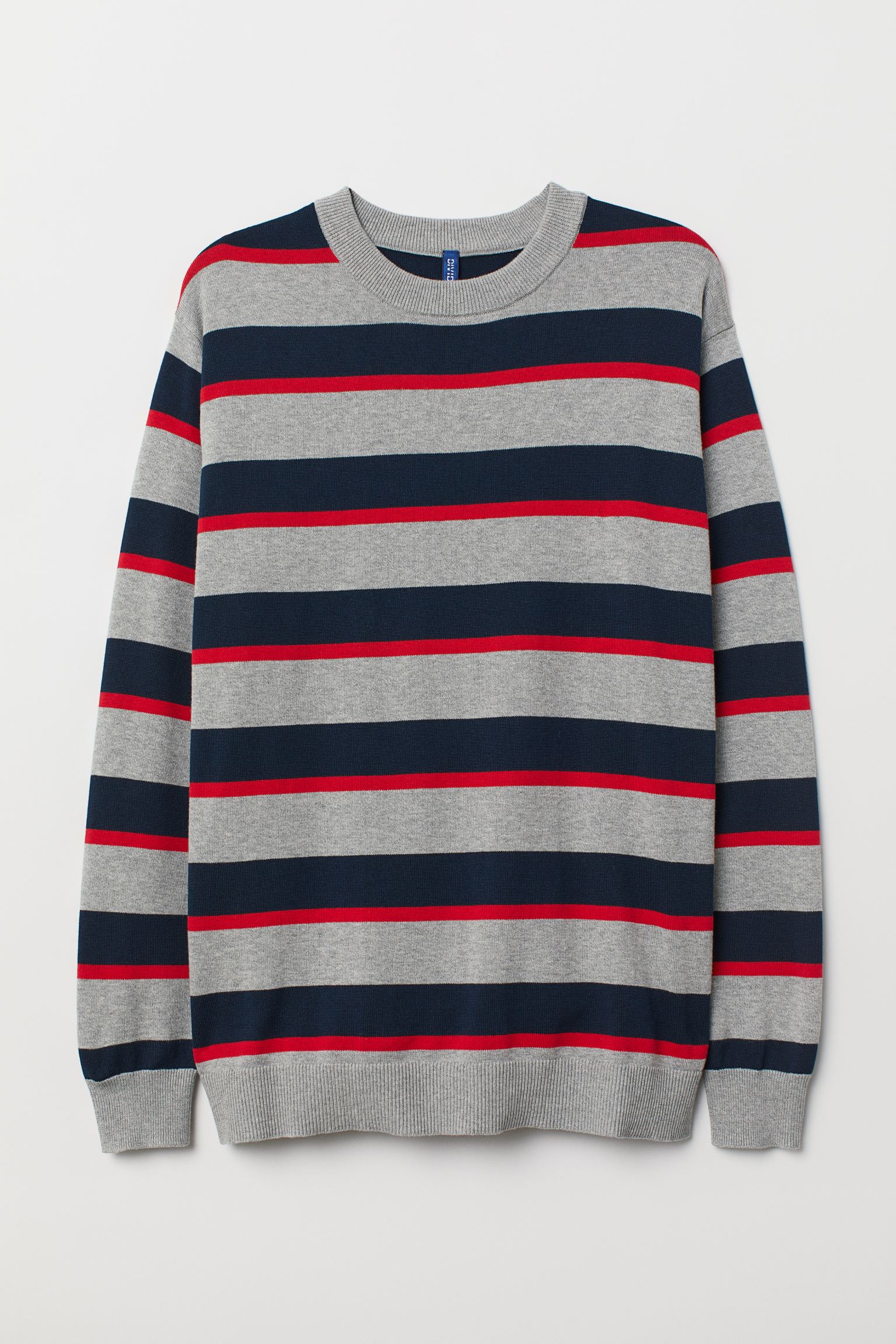 

Джемпер H&M XS серо синий полоска 22106950729