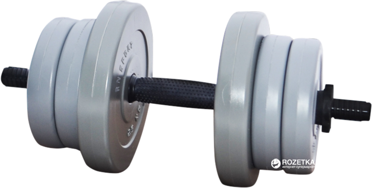 

Гантель RN-Sport серии Gray 10.5 кг (11 kg "GRAY")