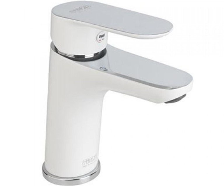 

Смеситель для умывальника Santan KEVON CHIC 81WX8123 White с донным клапаном