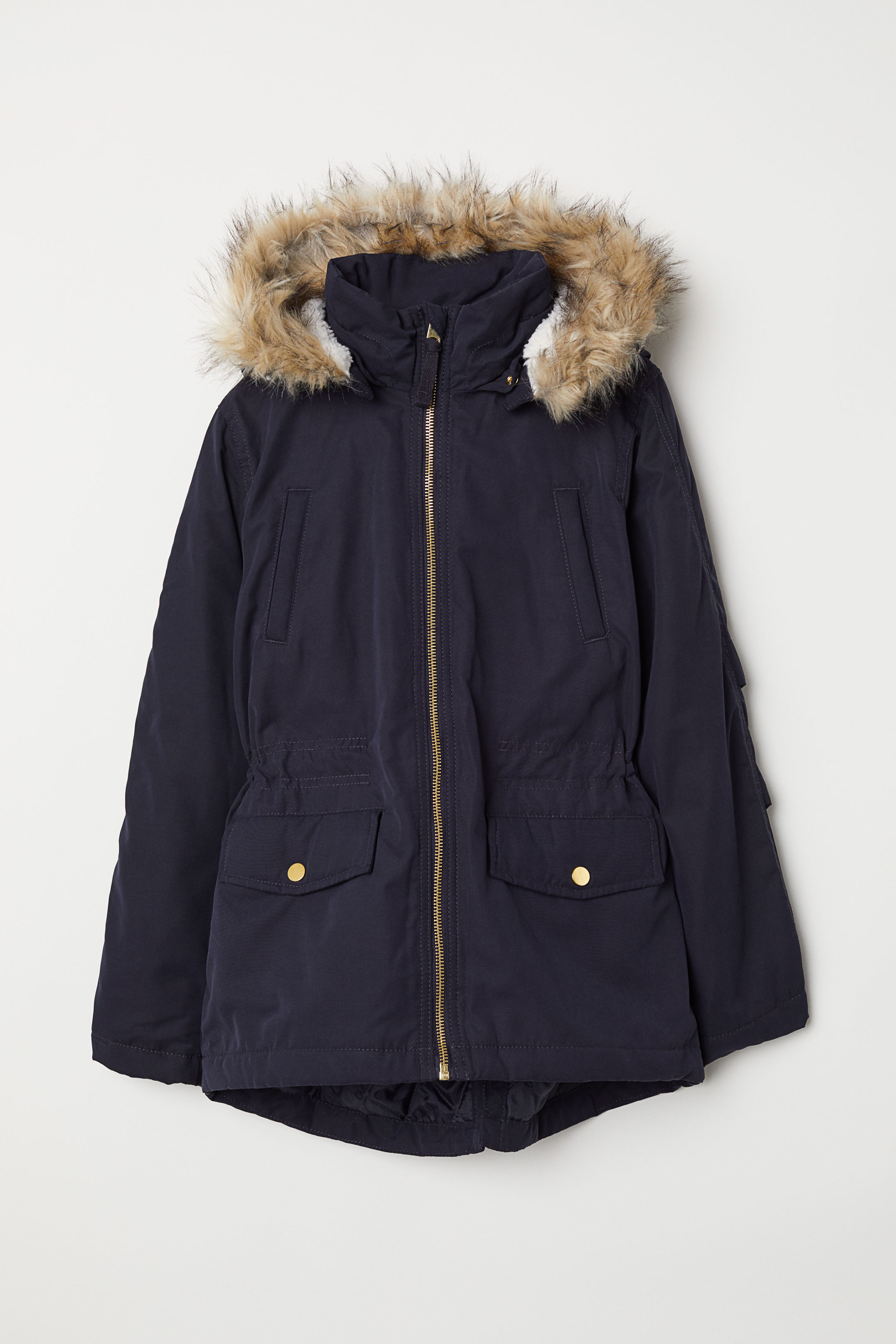 

Парка H&M 170см темно синий 86277698