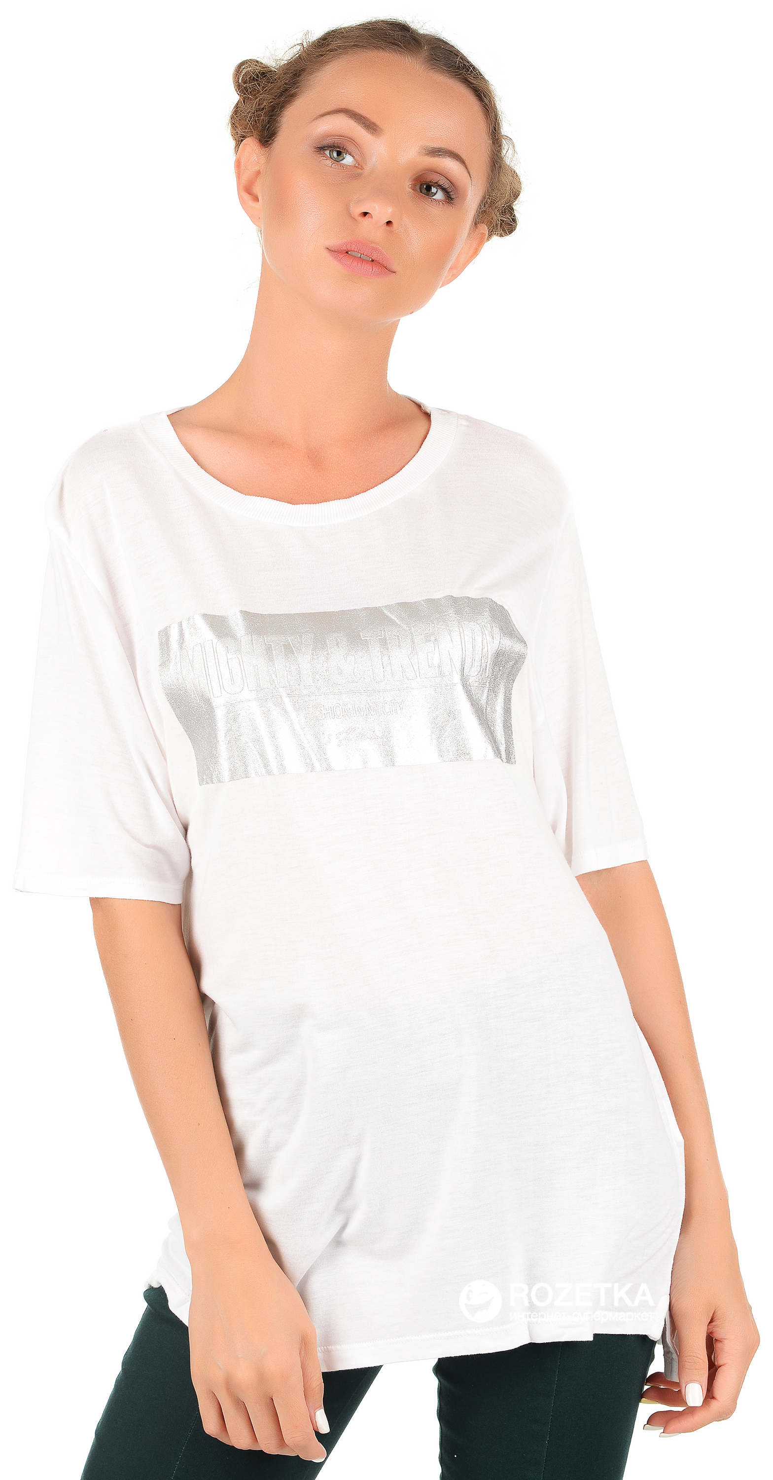 

Туника Pull & Bear 9231/319/250  Белая, Туника Pull & Bear 9231/319/250 L Белая