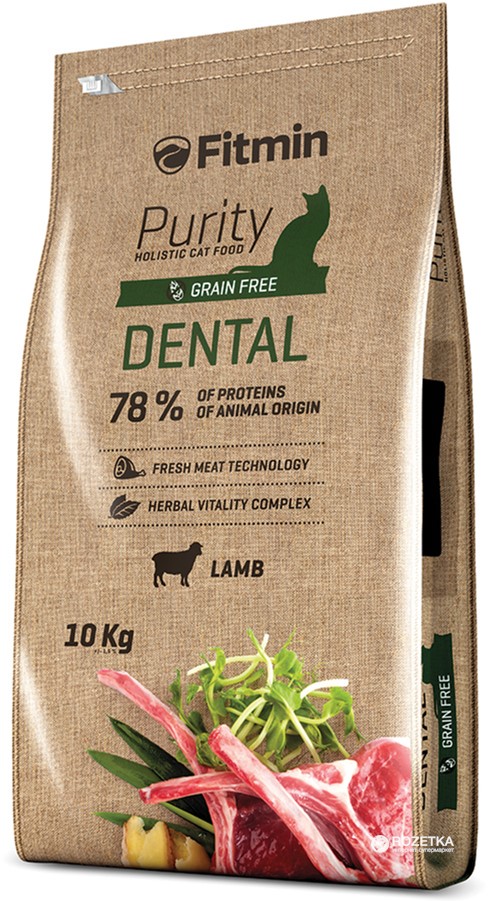 

Сухой корм для кошек Fitmin Cat Purity Dental - 10 кг (8595237013487)