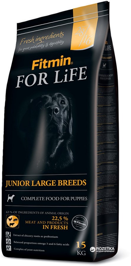 

Сухой корм для щенков Fitmin dog For Life Junior large breed - 15 кг