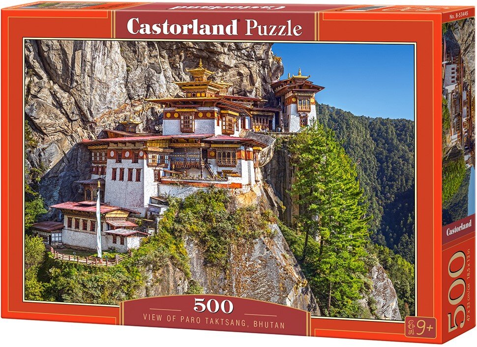 

ПАЗЛЫ CASTORLAND Вид на монастырь Такцанг, 500 эл. Размер 47х33 см. (53445)