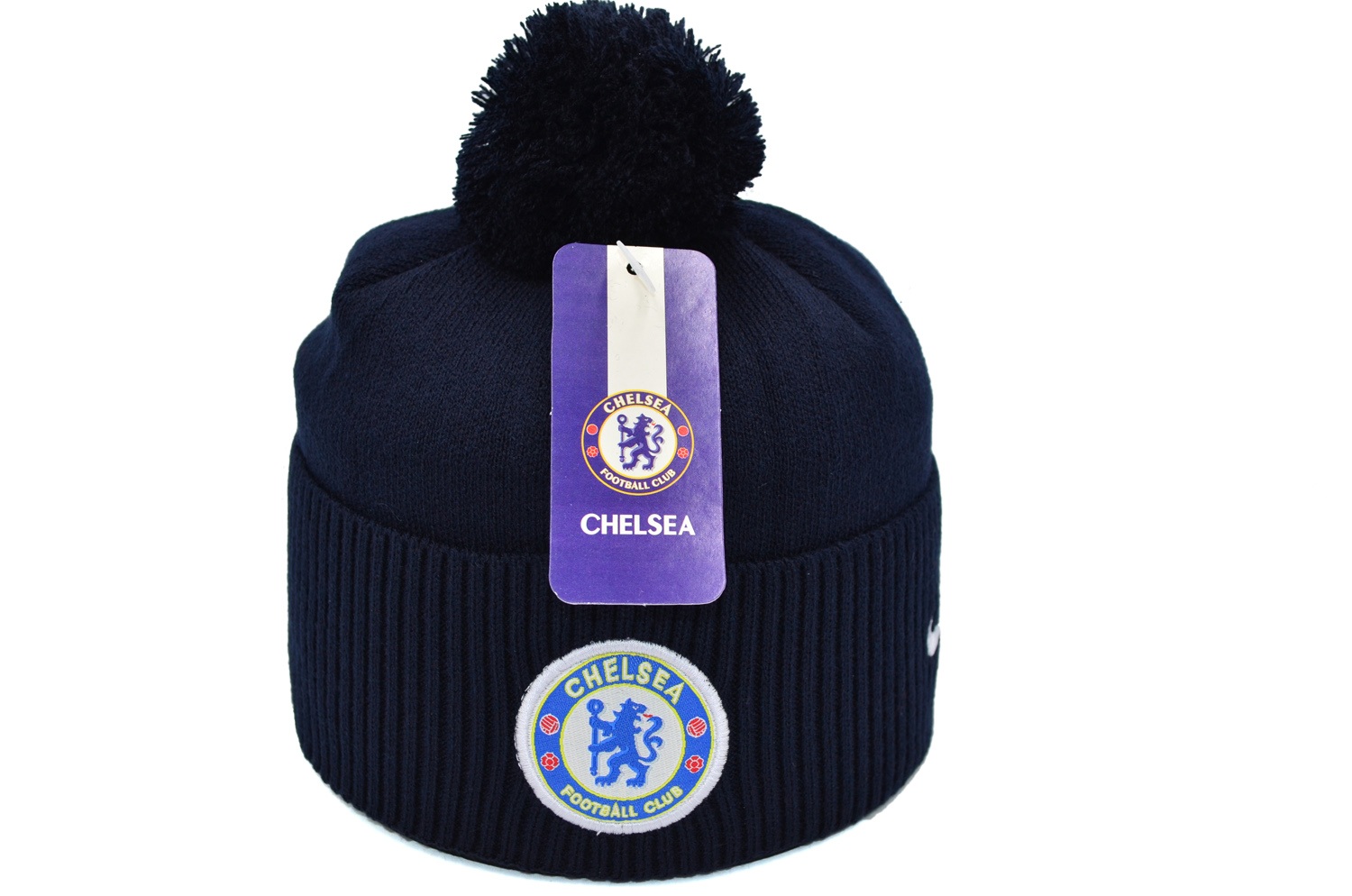 

Шапка з помпоном Flexfit FC Chelsea 53-57 см Тёмно-синяя (F-0918-146)