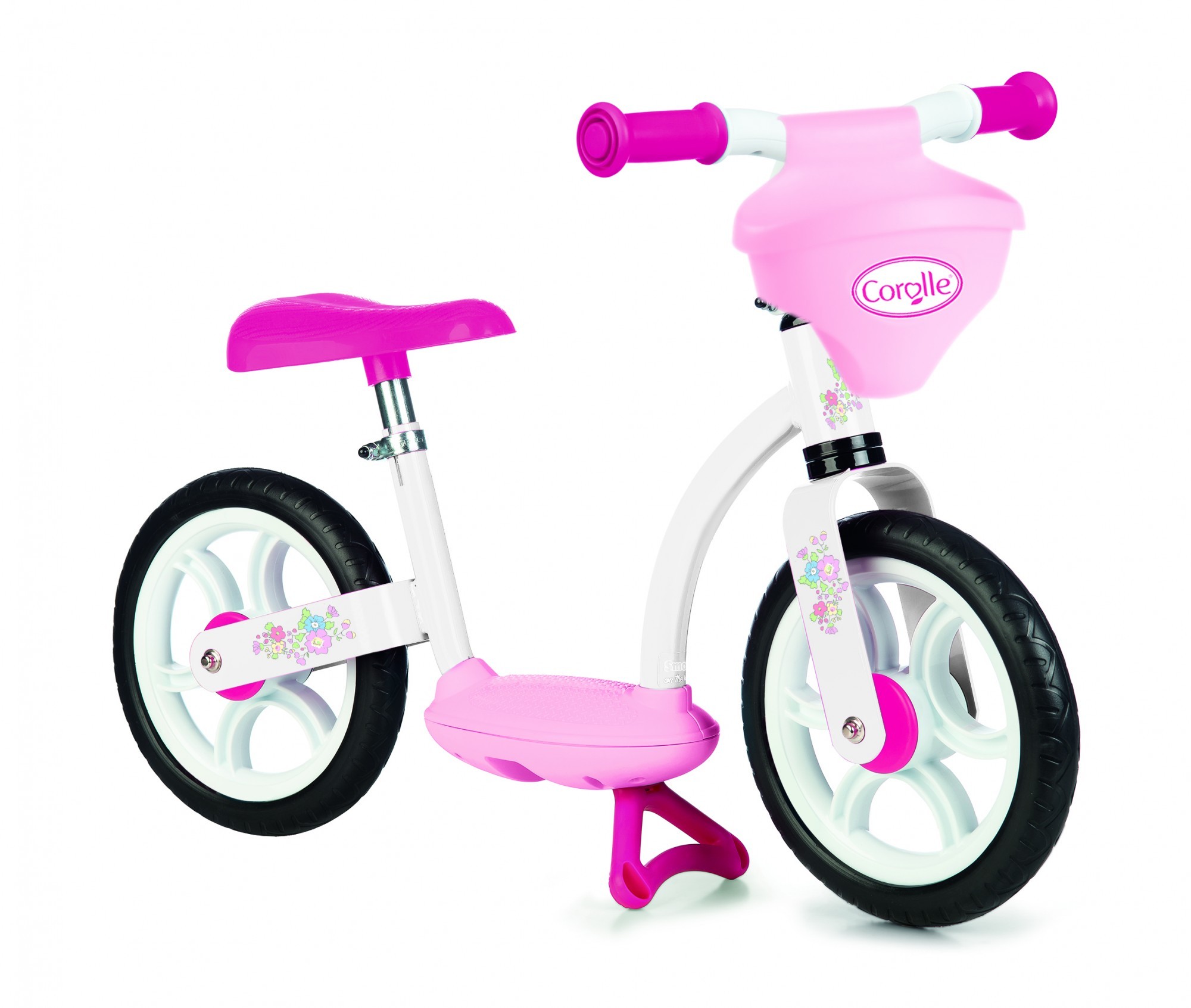 

Детский беговел Smoby Королле розовый (770125)