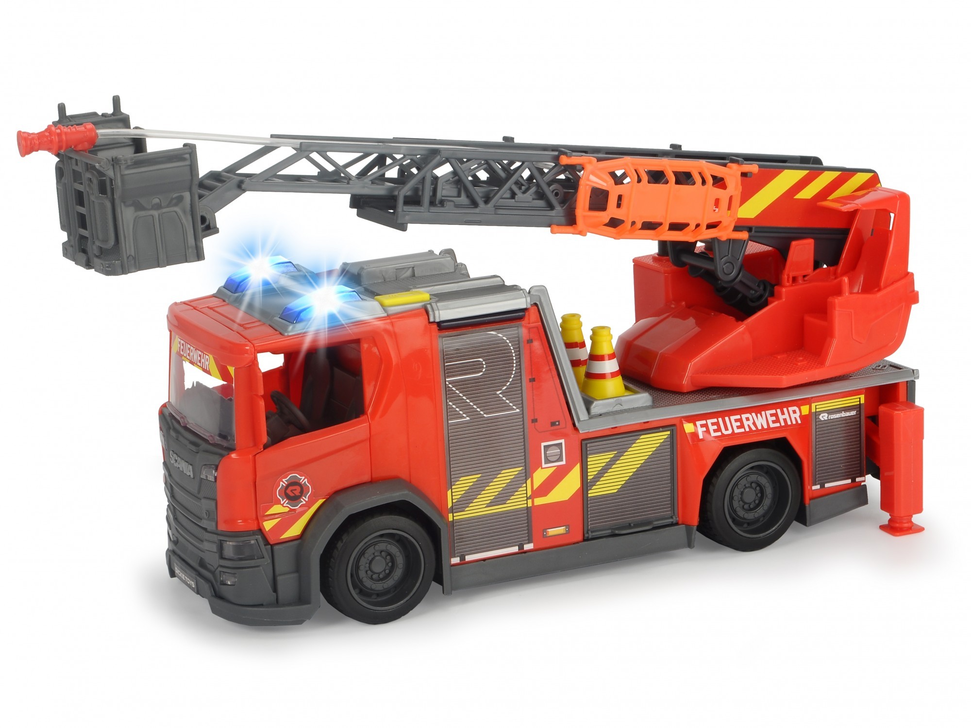 

Пожарная машина Dickie Toys Скания с телескопической лестницей 35 см (3716017)