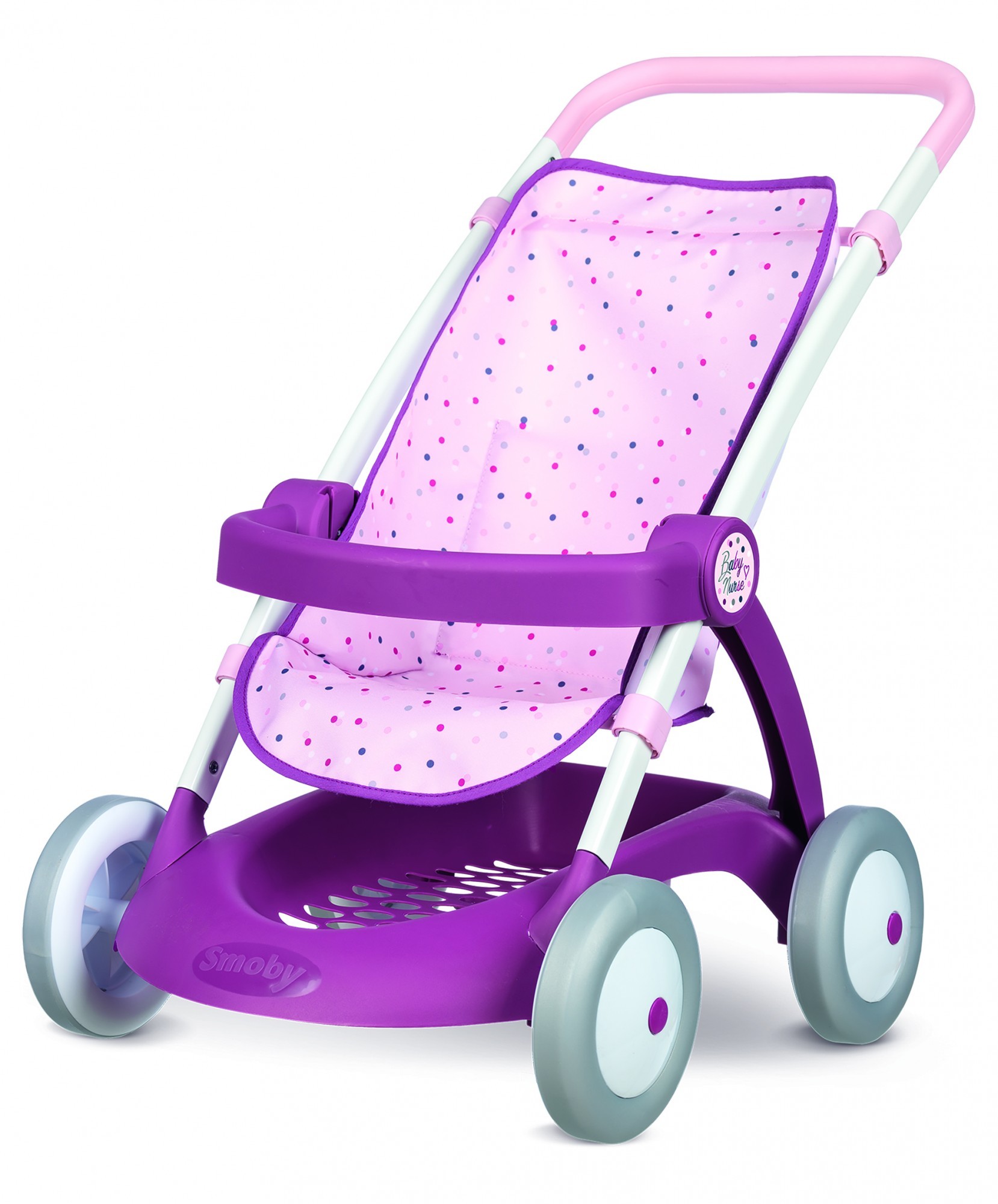 

Коляска Baby Nurse Smoby Прованс Прогулка с корзиной (254003)