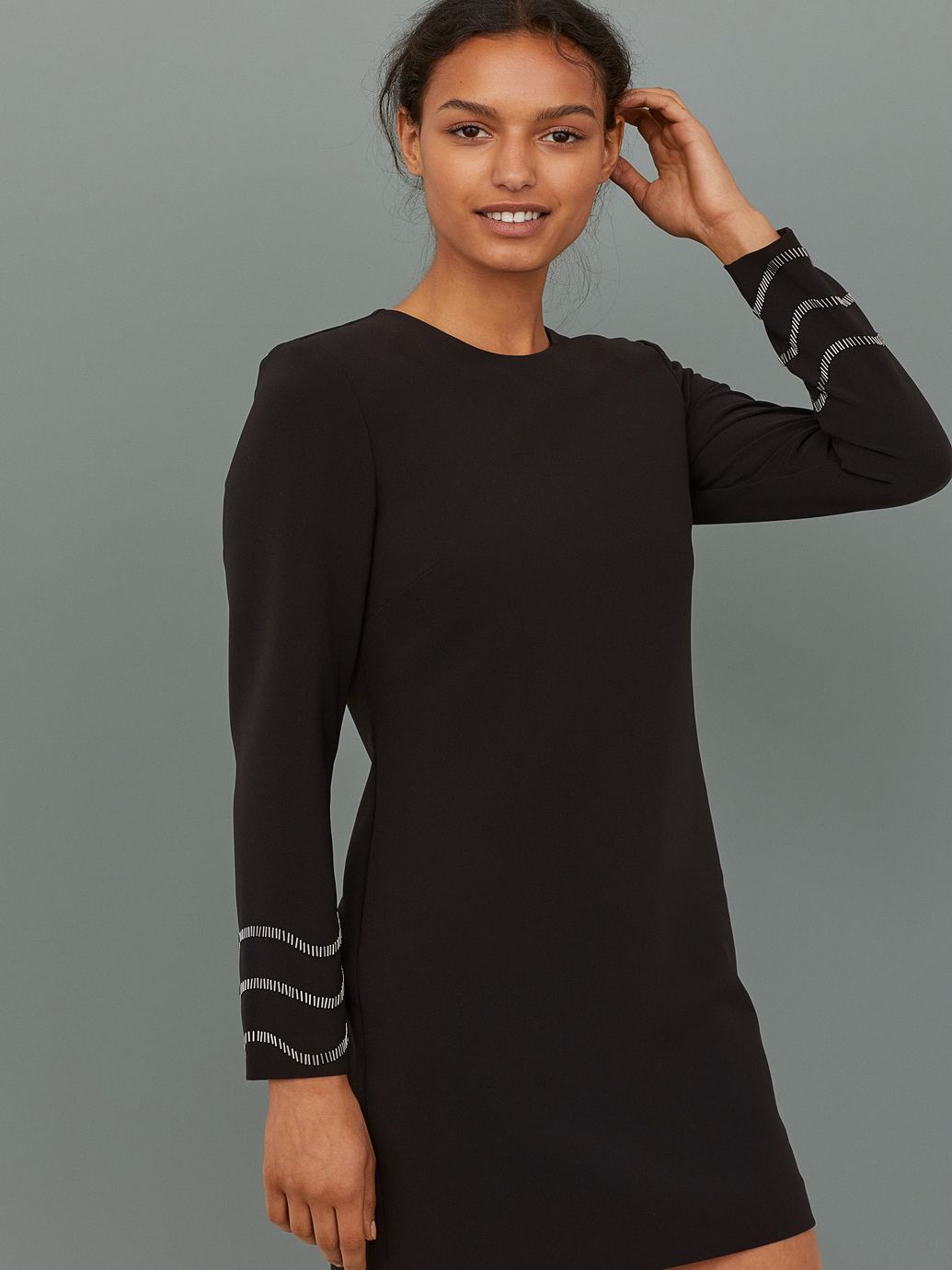 

Платье H&M 0791571  Черное, Платье H&M 0791571 40 Черное