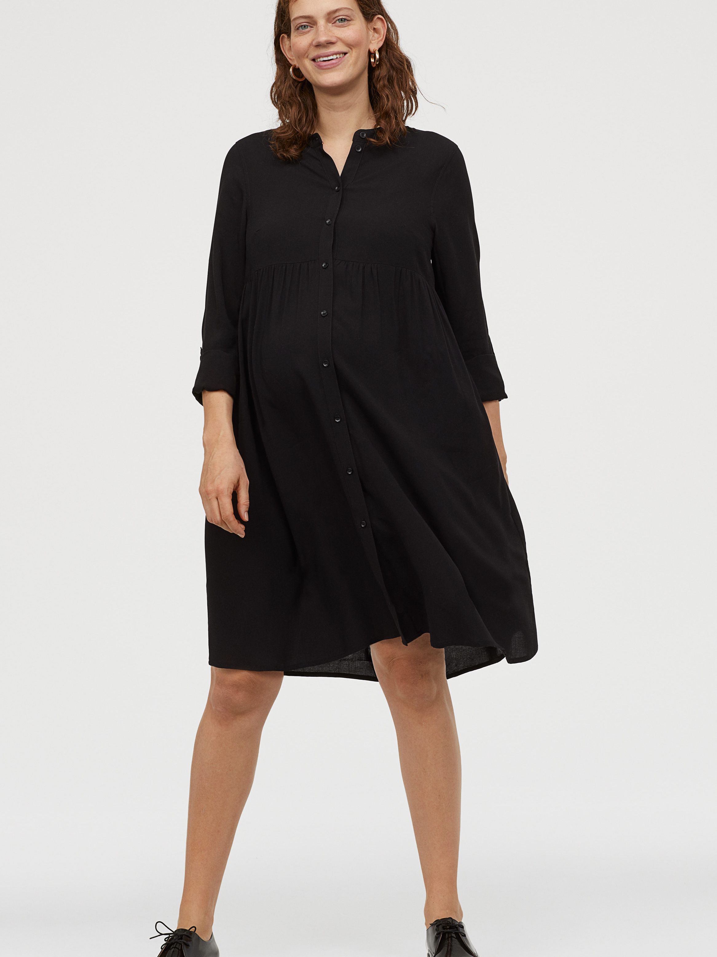 

Платье для беременных H&M 0845112-1 M Черное
