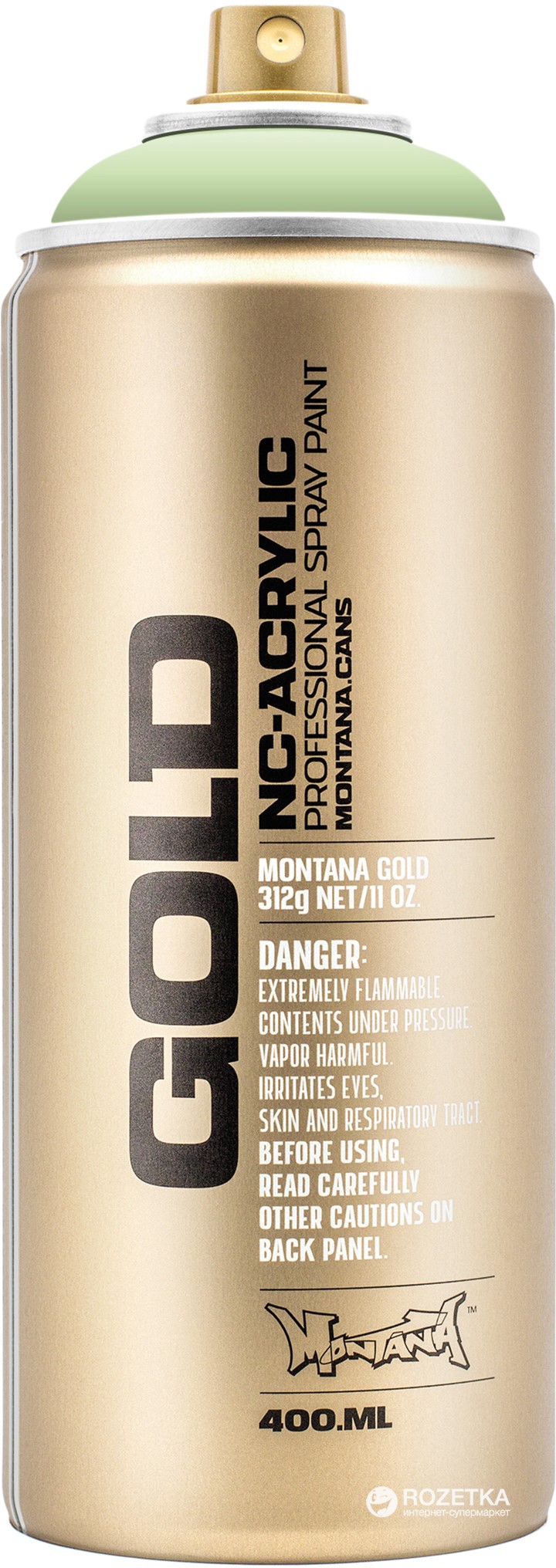 

Акриловая краска-спрей Montana Gold 6010 Липовый зеленый 400 мл (Linden Green) (4048500285035)