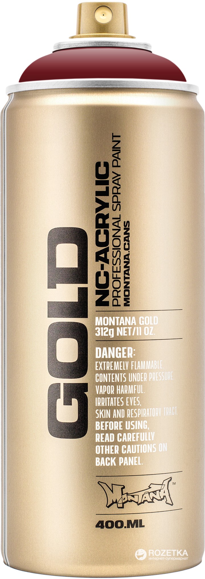

Акриловая краска-спрей Montana Gold 3060 Королевский красный 400 мл (Royal Red) (4048500284373)
