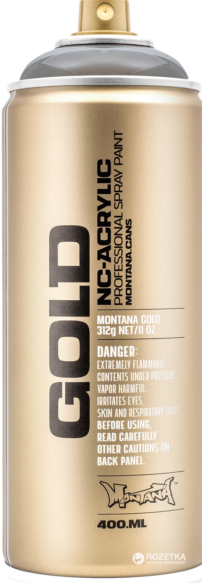 

Акриловая краска-спрей Montana Gold T9000 Мистический черный 400 мл (Transparent Black) (4048500285899)