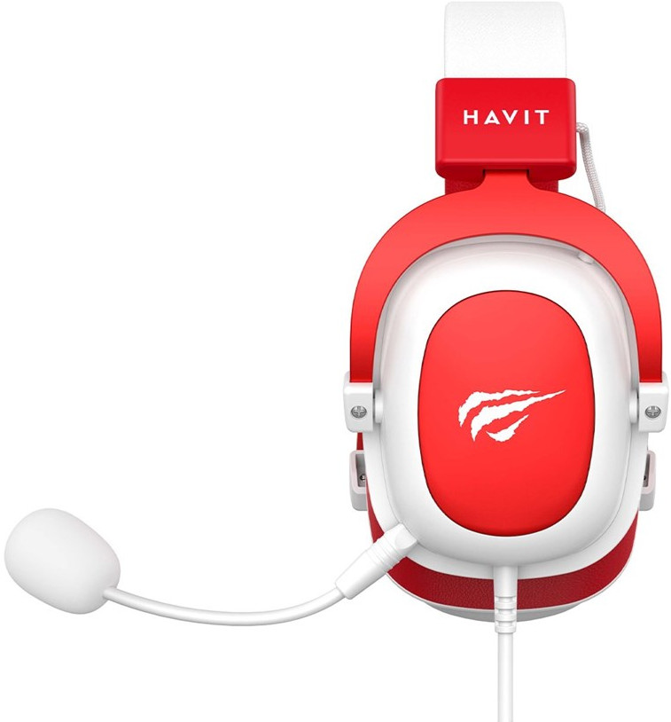 фото Наушники с микрофоном Havit H2002D Red/White