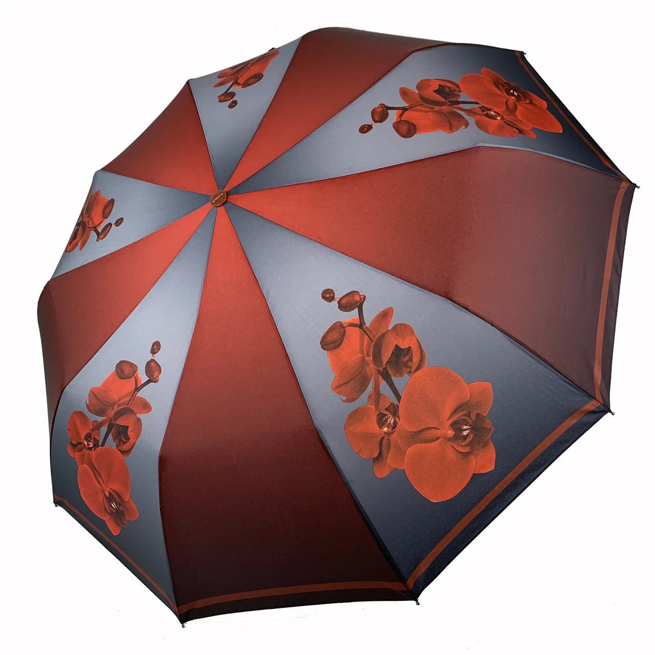 

Зонт женский складной Flower love Flagman Автомат Dark Red