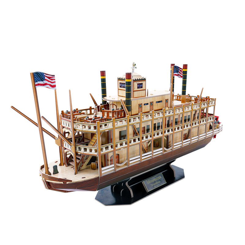 

Пазл 3D CubicFun Пароход MISSISSIPPI (T4026H) 142 эл