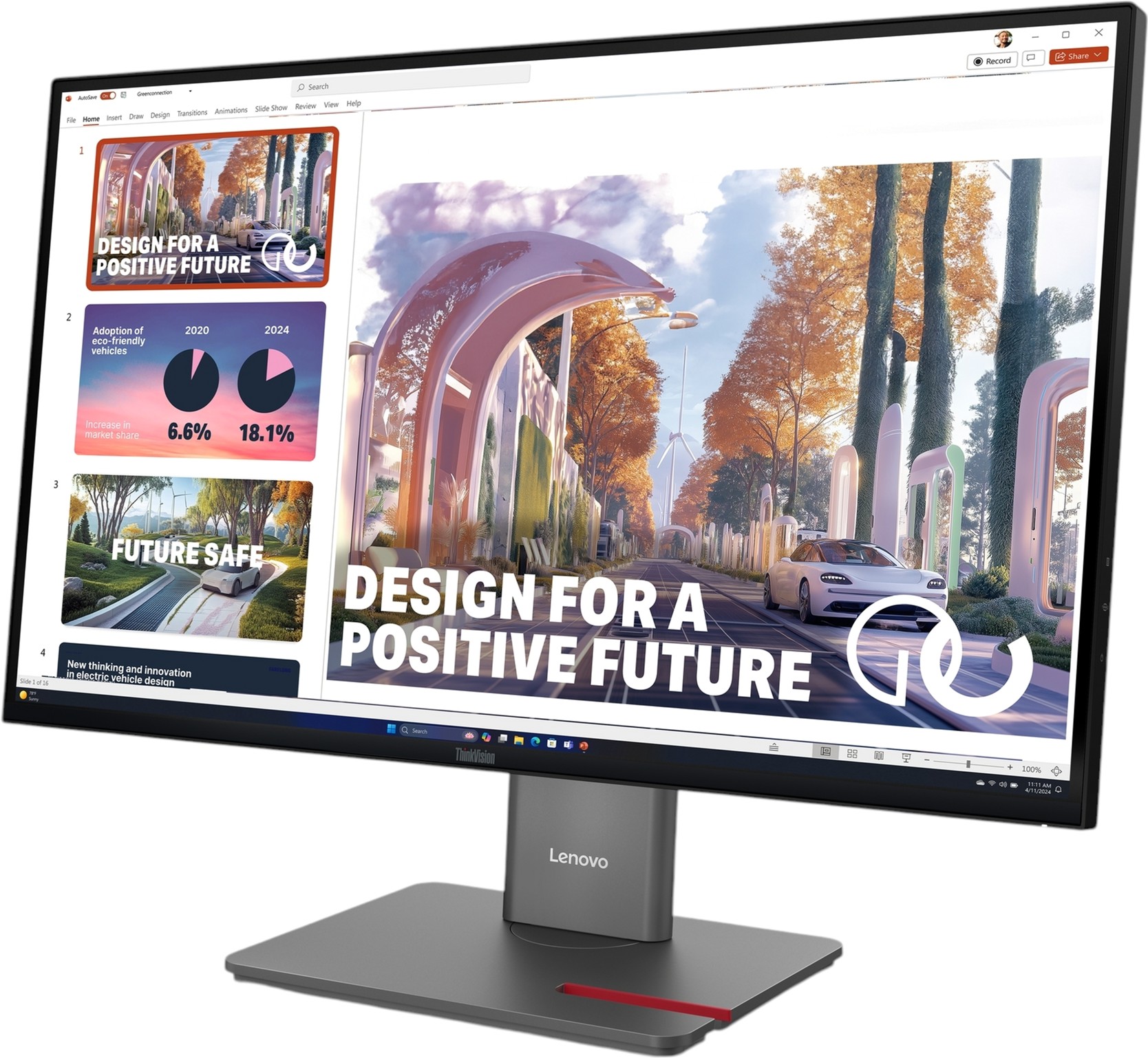 фото Монітор Lenovo ThinkVision P27qd-40 (64B3GAT2UA)
