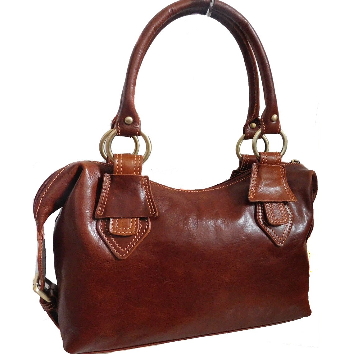 

Женская кожаная сумка Bottega Carele BC133 brown