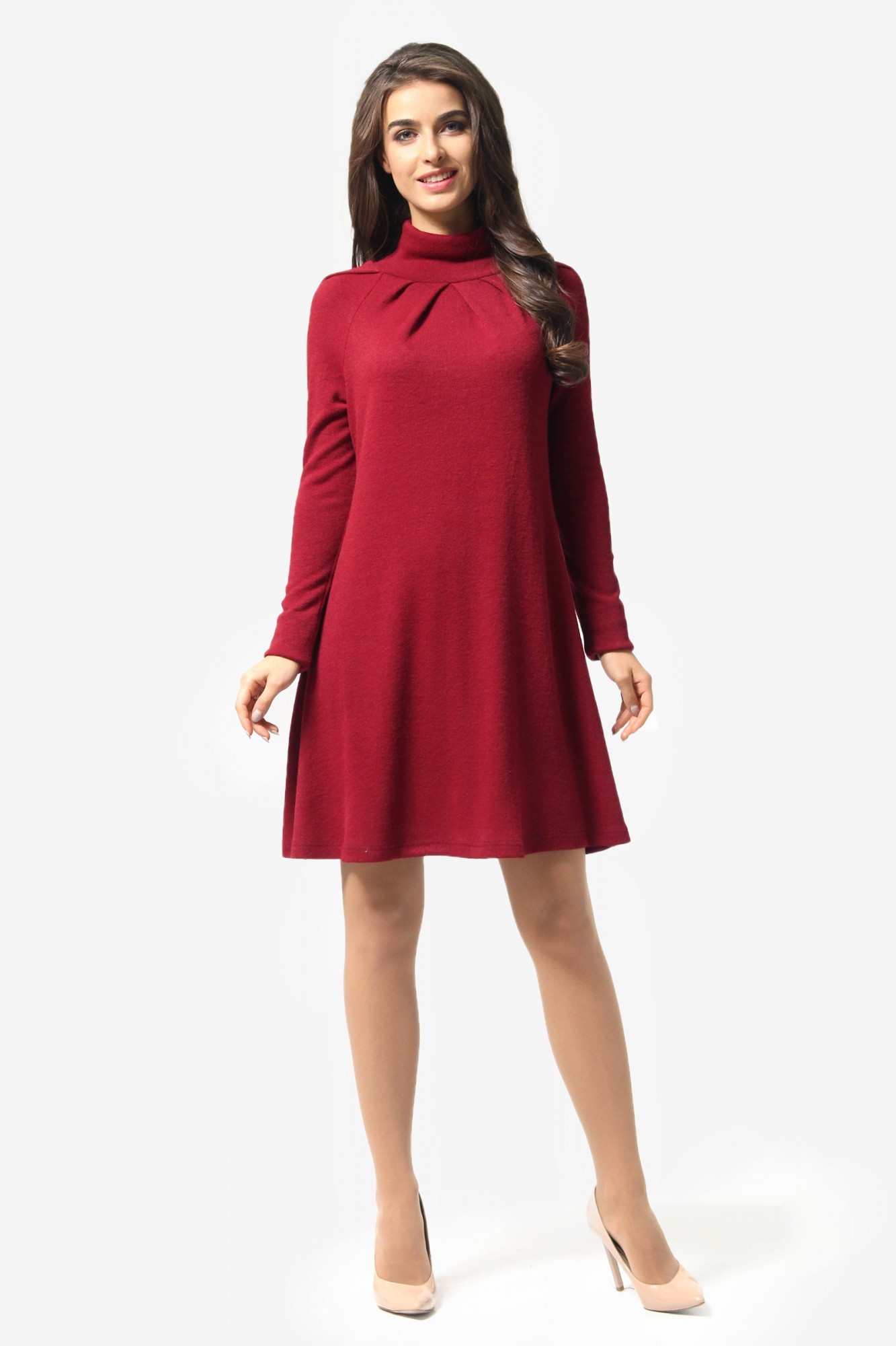 

Женское платье Agata Webers, Гавана бордовый 3XL