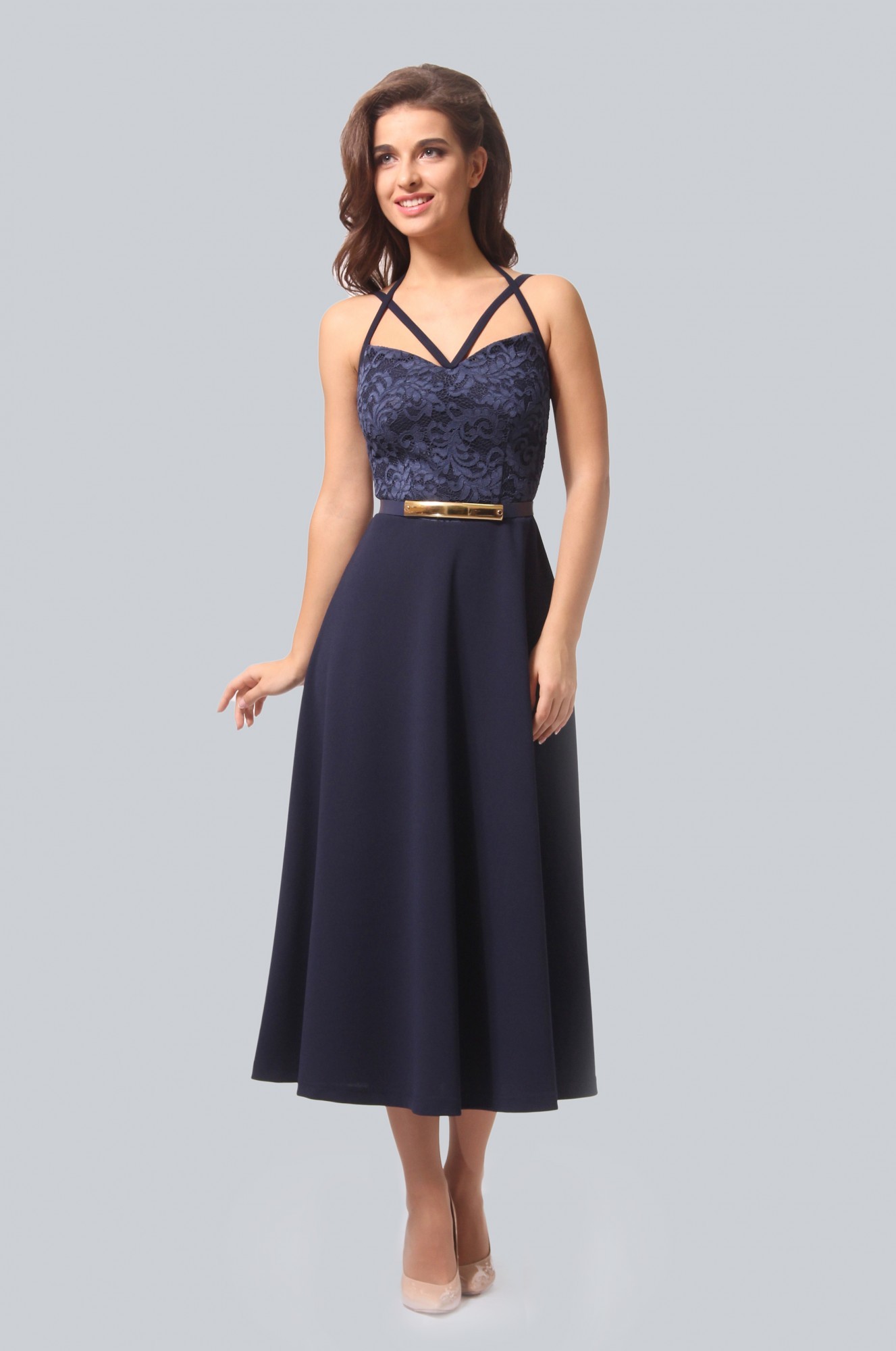 

Женское платье Agata Webers, Сана синий XL