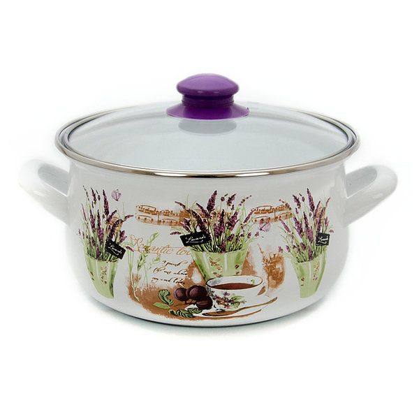 

Кастрюля с крышкой Infinity Лаванда 6 л 6367458
